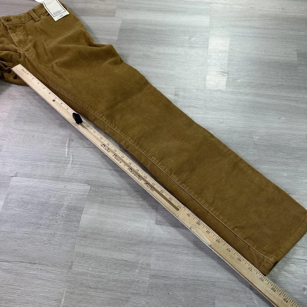 NEW Banana Republic Pants Mens 30x30 Brown Corduroy Skinny 5 Pocket Casual